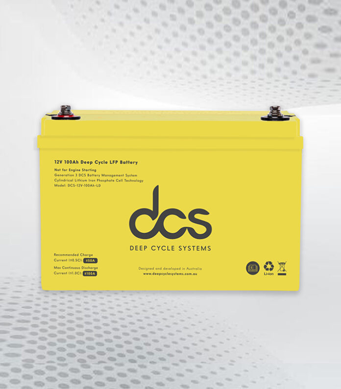 Lithium-Ionen-Batterie mit 12 V und 100 Ah Lithium-Ionen-Batterie mit 12 V und 100 Ah