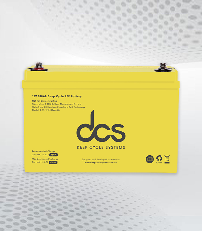 Lithium-Ionen-Batterie mit 12 V und 100 Ah