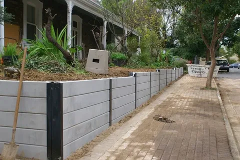 brisbane concrete sleeper retaining walls